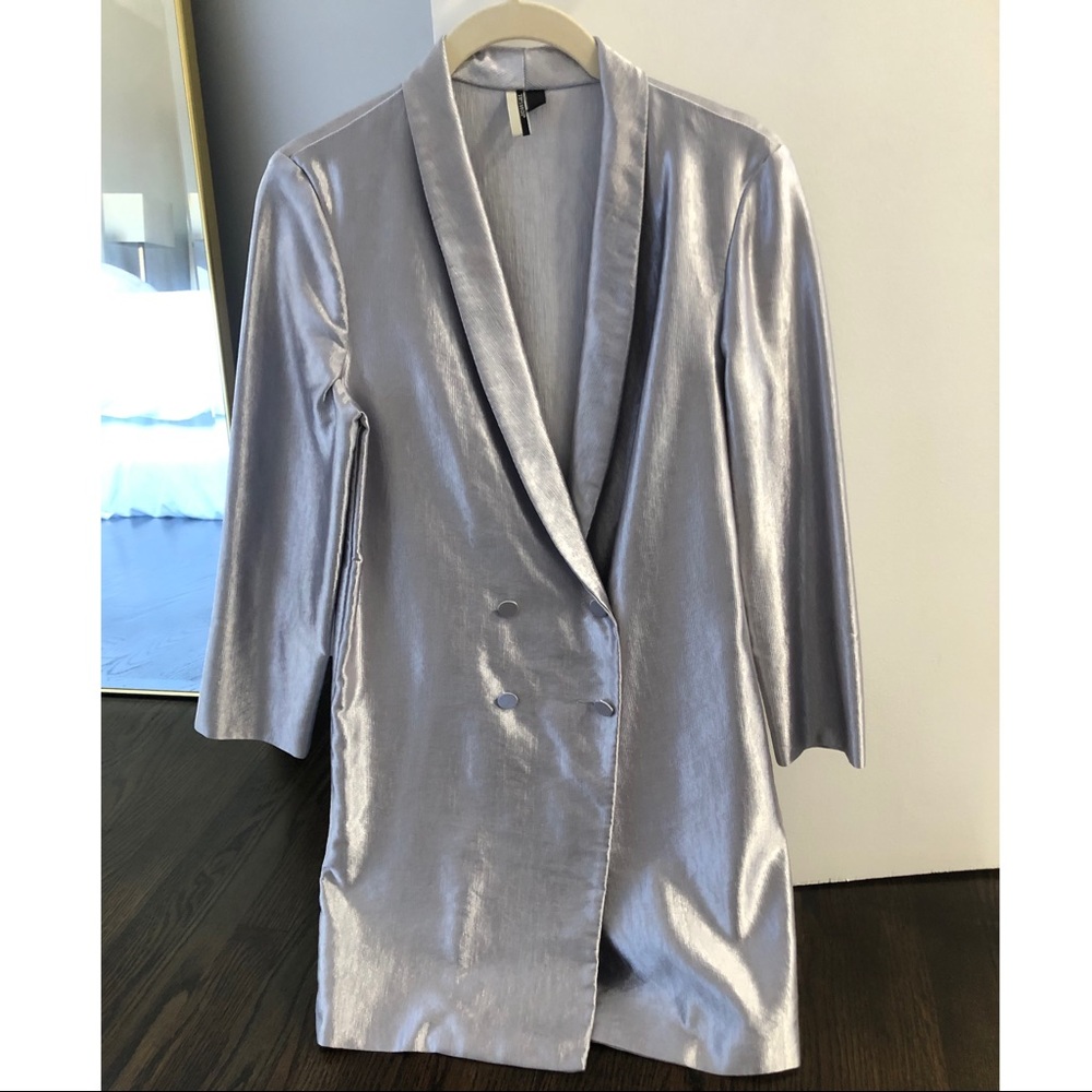 Topshop Metallic Blazer Dress ❄️